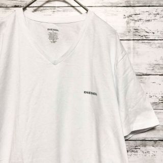 ディーゼル(DIESEL)の【新品】×【大人気】DIESEL ディーゼル　tシャツ  白t  Ｖネック (Tシャツ/カットソー(半袖/袖なし))