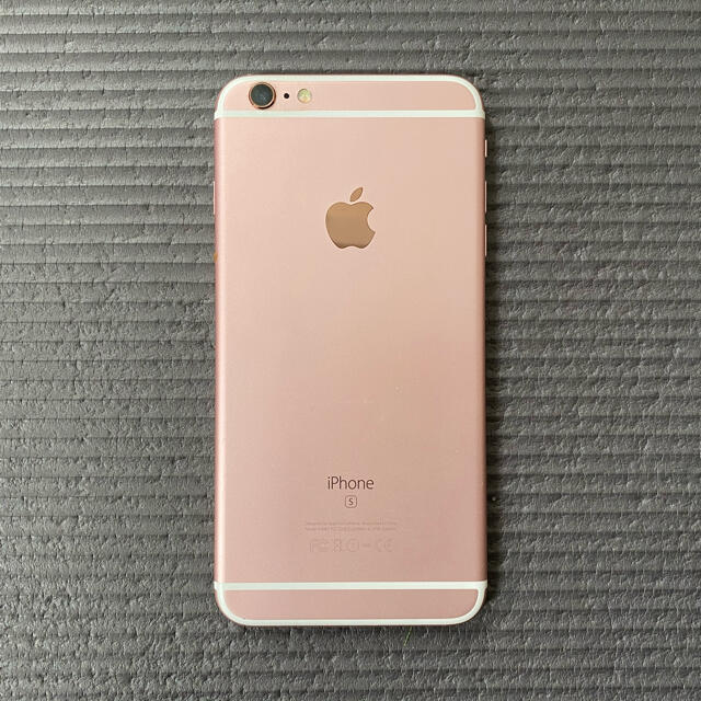 Apple(アップル)の【128GB】iPhone6s plus SIMフリー rose gold  スマホ/家電/カメラのスマートフォン/携帯電話(スマートフォン本体)の商品写真