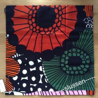 マリメッコ(marimekko)のクッションカバー オレンジ(クッションカバー)