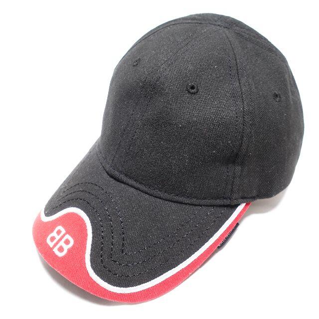 BALENCIAGA - ■Balenciaga　キャップ　ブラック　レッド　メンズ　L