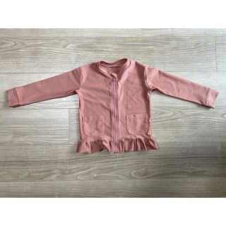 エフオーキッズ(F.O.KIDS)の子供用　ラッシュガード　ピンク　女の子　110  F.O.KIDS(水着)