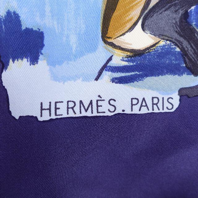 Hermes(エルメス)の■Hermes: carre 90　コンチェルト　ブルー　レディース レディースのファッション小物(ストール/パシュミナ)の商品写真