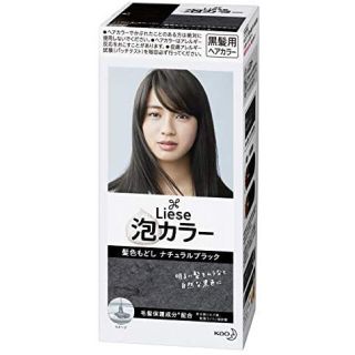 リーゼ(liese)のヘアカラー　リーゼ　泡カラー髪色戻し　ナチュラルブラック(カラーリング剤)