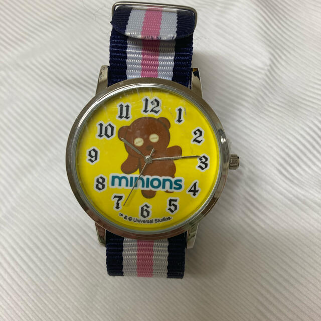 USJ(ユニバーサルスタジオジャパン)のティム(ミニオンズのボブが持ってるクマ)の時計 キッズ/ベビー/マタニティのこども用ファッション小物(腕時計)の商品写真
