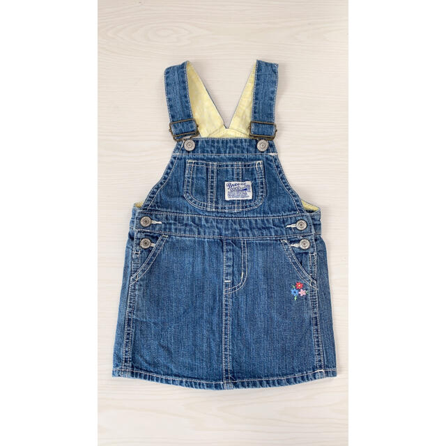 BREEZE(ブリーズ)のオーバーオール　スカート　90 キッズ/ベビー/マタニティのキッズ服女の子用(90cm~)(スカート)の商品写真