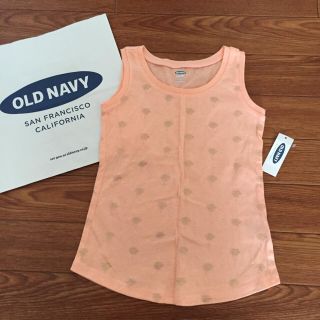 オールドネイビー(Old Navy)の新品OLDNAVYヤシの木タンクトップ110cm5T(Tシャツ/カットソー)