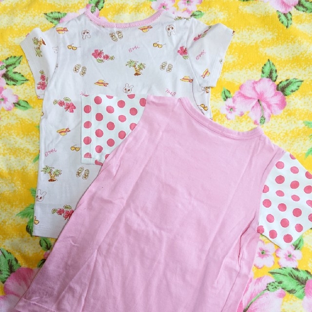 mikihouse(ミキハウス)の⑪ミキハウス（HOT.B）♥Ꭲシャツセット♥110cm キッズ/ベビー/マタニティのキッズ服女の子用(90cm~)(Tシャツ/カットソー)の商品写真