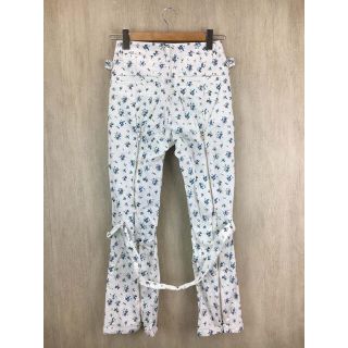 エックスガール(X-girl)のFLORAL BONDAGE PANTS(ワークパンツ/カーゴパンツ)