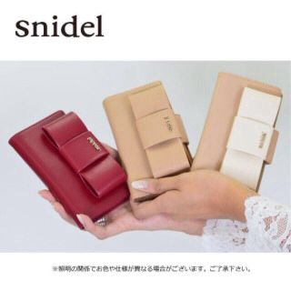 スナイデル(SNIDEL)のsnidel リボン型iPhoneケース(モバイルケース/カバー)