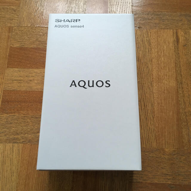 男女兼用 AQUOS - 新品 SHARP AQUOS sense4 SH-M15 シルバー SIMフリー ...