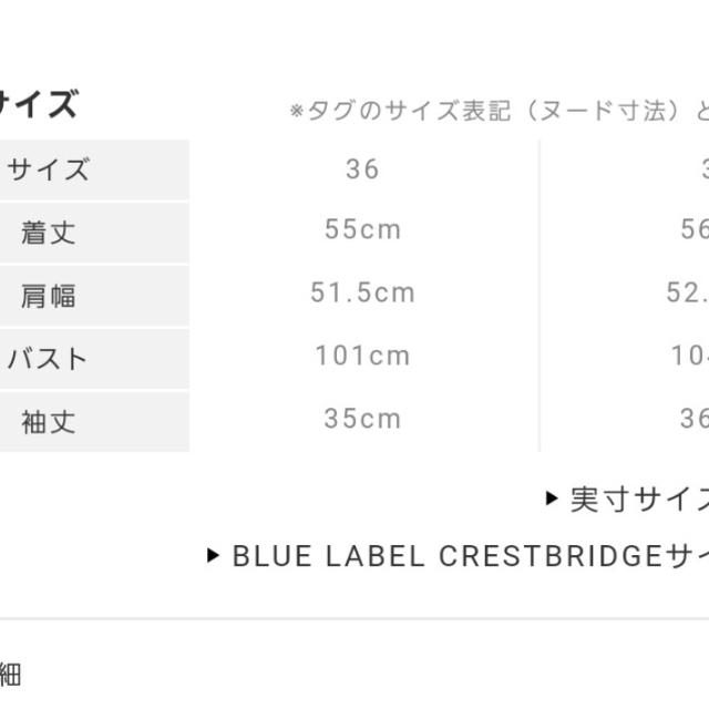 BLACK LABEL CRESTBRIDGE(ブラックレーベルクレストブリッジ)の新品タグ付ブルーレーベルクレストブリッジ　キャンディースリーブブラウス レディースのトップス(シャツ/ブラウス(長袖/七分))の商品写真