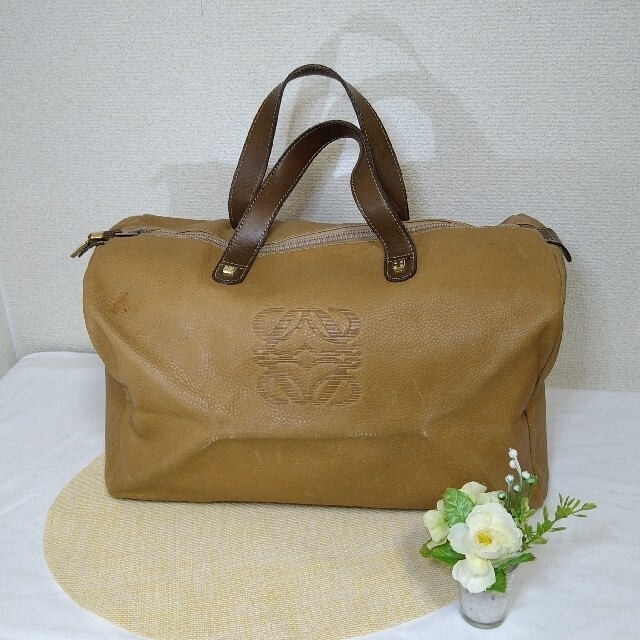 LOEWE - ✬正規品✬　LOEWE　ロエベ　ハンドバッグ　キャメル　茶色　♥️µ♥️