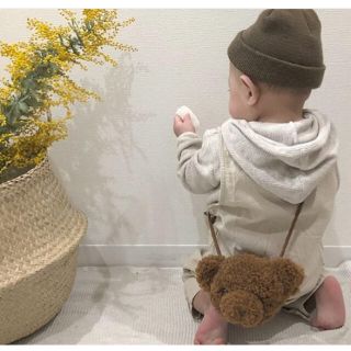 ザラキッズ(ZARA KIDS)のくま　ポシェット　バッグ　ベビー　キッズ(ポシェット)