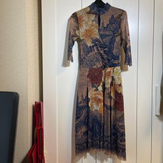 ヴィヴィアンタム(VIVIENNE TAM)の☆ヨシキ様専用☆訳ありヴィヴィアンタムオリエンタルワンピース☆(ひざ丈ワンピース)