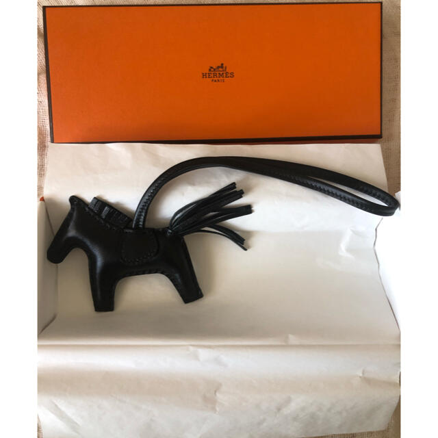 HERMES エルメス ロデオチャームPM ソーブラック 堅実な究極の 45080円