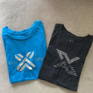 アルマーニエクスチェンジ(ARMANI EXCHANGE)のアルマーニエクスチェンジ　ブラック(Tシャツ(半袖/袖なし))