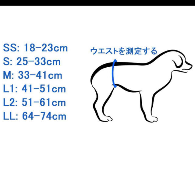 犬用　マナーベルト　Mサイズ　 その他のペット用品(犬)の商品写真