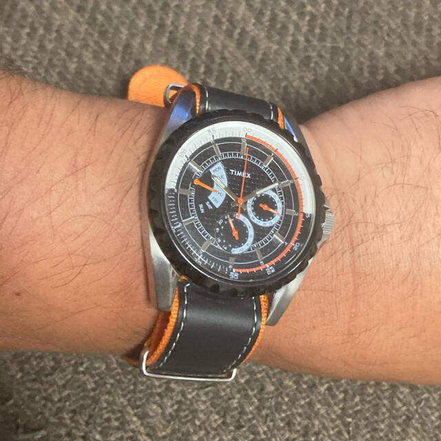 TIMEX(タイメックス)のタイメックス レトログラード 電池新品 クリーニング消毒 メンズの時計(腕時計(アナログ))の商品写真