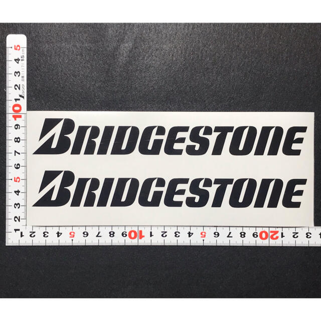 2枚セット！Bridgestone ブリジストンカッティングステッカー 自動車/バイクの自動車(車外アクセサリ)の商品写真