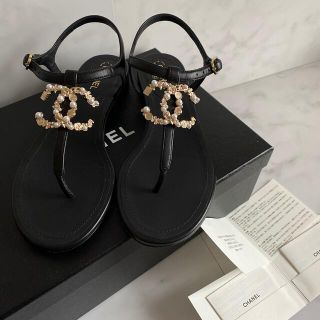 シャネル(CHANEL)の美品✨CHANELトング　サンダル　CCマーク(サンダル)