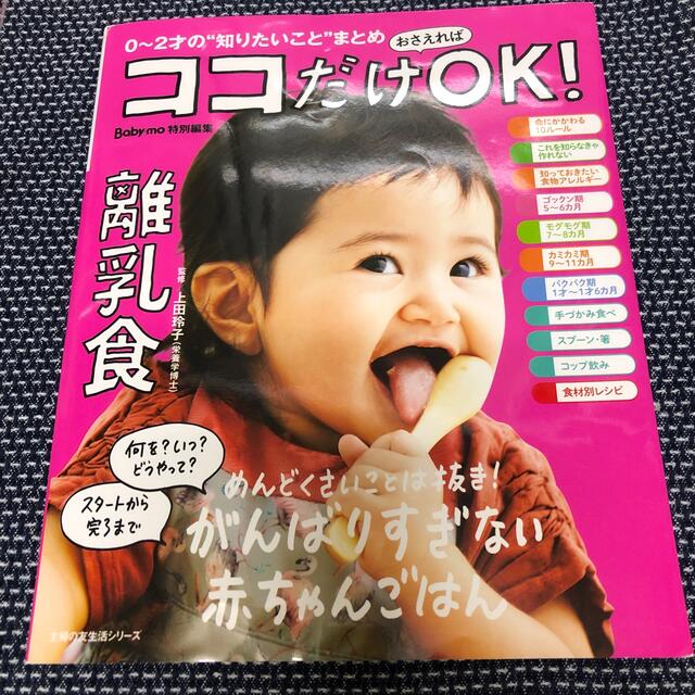 ココだけおさえればＯＫ！離乳食 ０～２才の“知りたいこと”まとめ エンタメ/ホビーの雑誌(結婚/出産/子育て)の商品写真