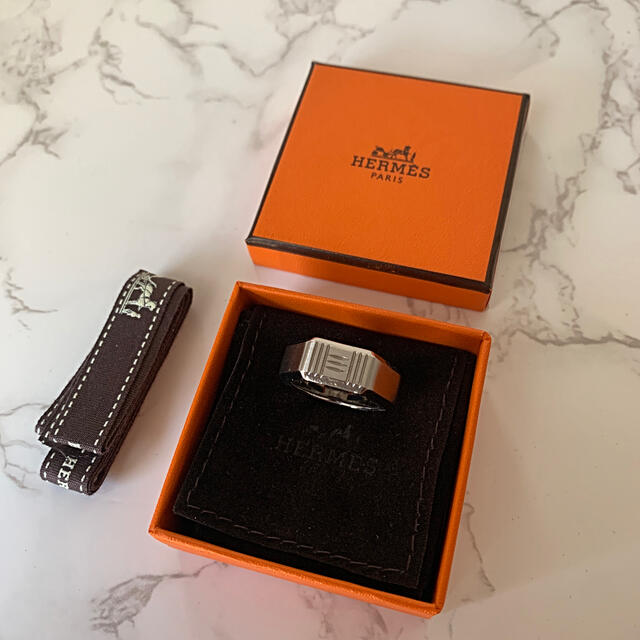 HERMES エルメス　Toolbox ring ツールボックスリング　58号