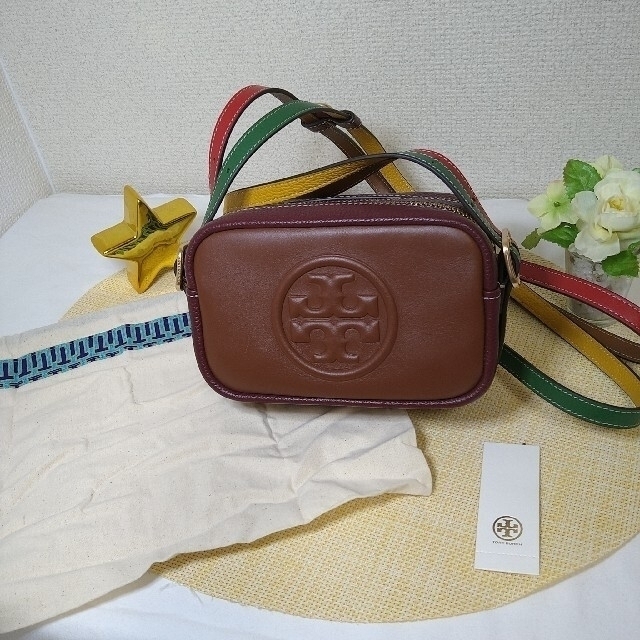 ✮正規品✮　✮新品✮　トリーバーチ　ストラップ バッグ　茶色　µ