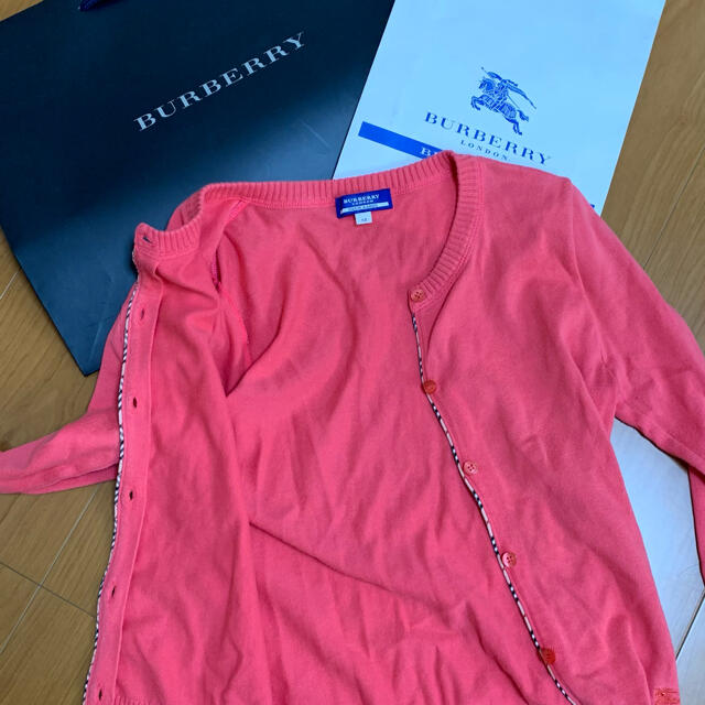 BURBERRY BLUE LABEL(バーバリーブルーレーベル)のブルーレーベル　カーディガン/Tシャツ　２点セット レディースのトップス(Tシャツ(半袖/袖なし))の商品写真