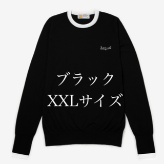 フラグメント(FRAGMENT)の新品 XXLブラック FRAGMENT xSEQUELxJOHN SMEDLEY(ニット/セーター)