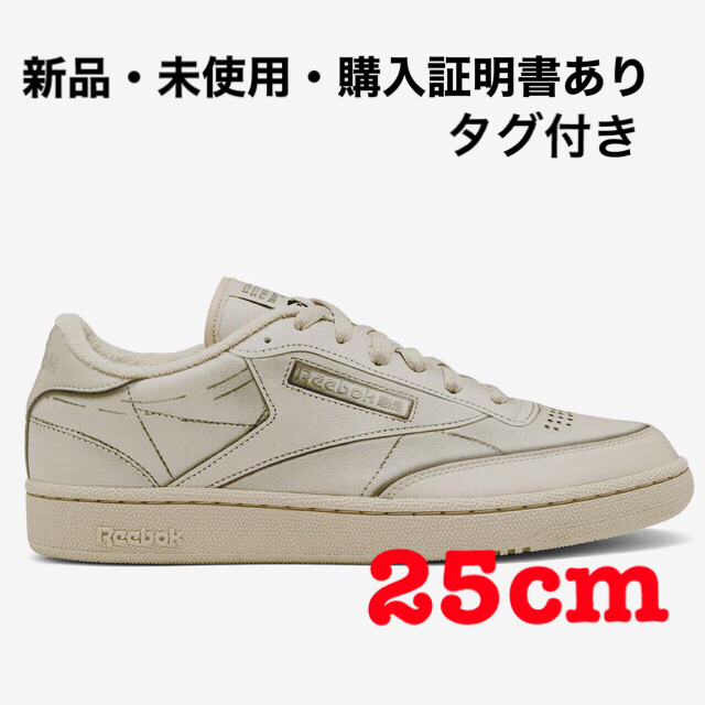 【25cm】MAISON MARGIELA REEBOK CLUB C