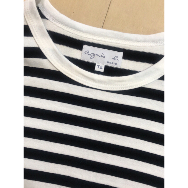 アニエスベー ボーダーTシャツ サイズ2 美品