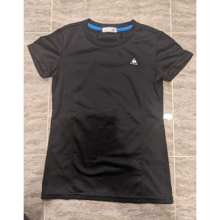 ルコックスポルティフ(le coq sportif)の【中古】ルコックスポルティフ黒TシャツSサイズ(ウェア)