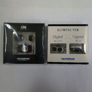 オリンパス(OLYMPUS)のオリンパス OM-1＆PEN E-P1＆PEN-F ミニチュアストラップ 未開封(その他)