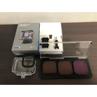 ゴープロ(GoPro)の【値下げ中】GoPro9 純正ハウジング&純正レッドフィルターセット(その他)