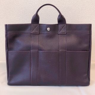 エルメス(Hermes)のエルメス フールトゥ MM オールレザー(トゴ) 色 紫(レザン) レア美品！(トートバッグ)