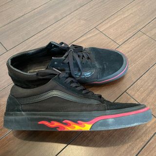 vans オールドスクール　ファイヤーパターン