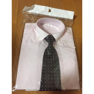 新品未使用　ネクタイ付き　男の子用　フォーマルシャツ(ドレス/フォーマル)