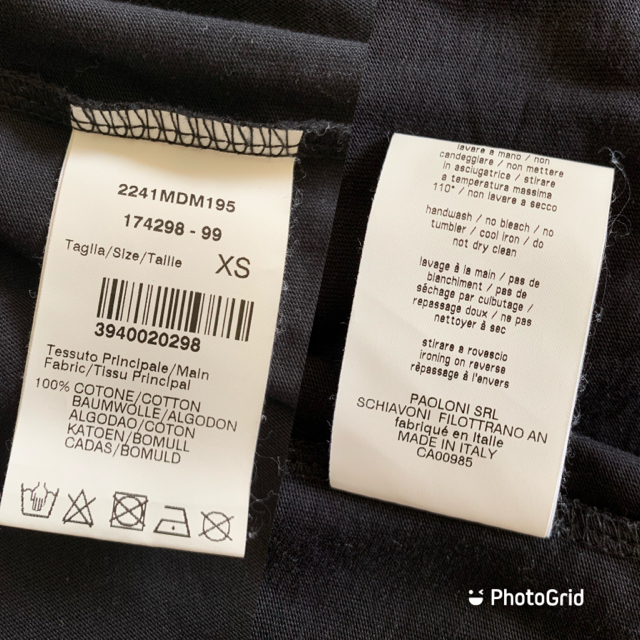 MSGM(エムエスジイエム)の未使用❤️MSGM ゴールドボックスロゴ　Tシャツ レディースのトップス(Tシャツ(半袖/袖なし))の商品写真