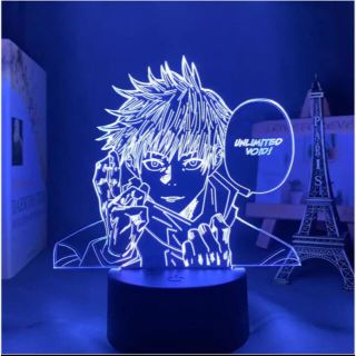 呪術廻戦の五条悟　アクリル　LEDライト(キャラクターグッズ)