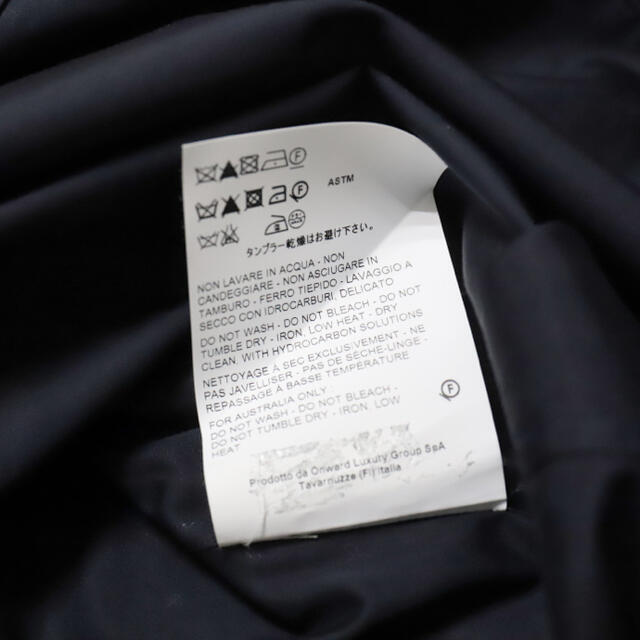 JIL SANDER バンドカラーシャツ ネイビー 38 オーバーサイズ JIL SANDER バンドカラーシャツ ネイビー 38 オーバーサイズ