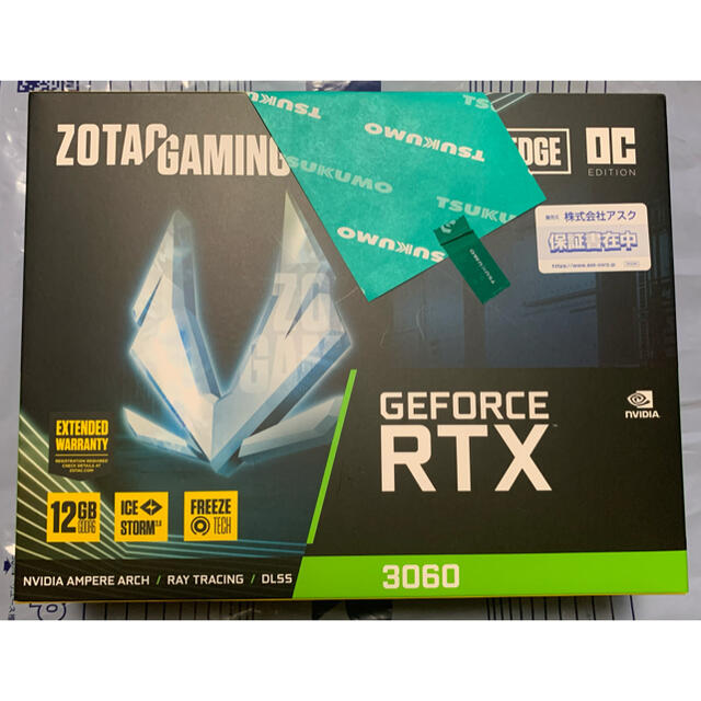超歓迎 PCパーツ ZOTAC GAMING GeForce 3060 RTX3060 PCパーツ 超歓迎 PCパーツ ZOTAC GAMING GeForce 3060 RTX3060 PCパーツ