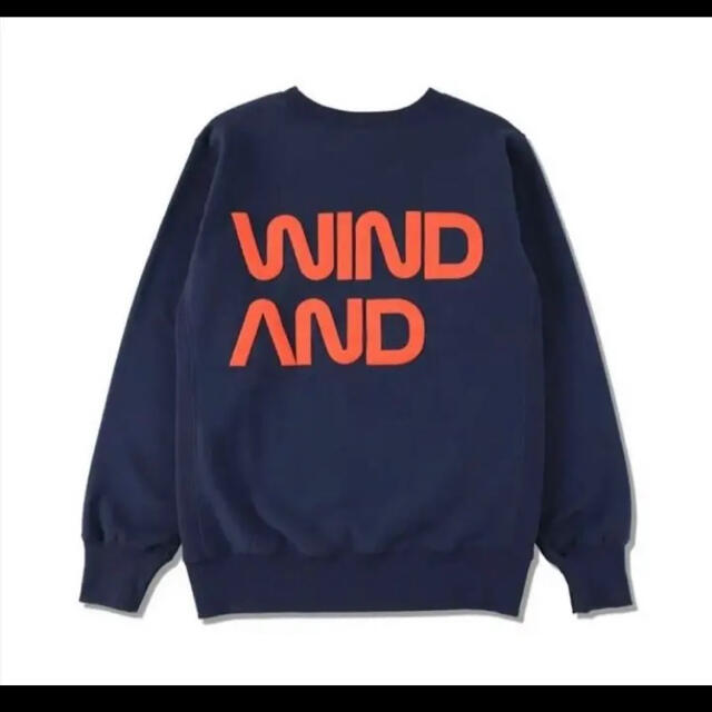 SEA(シー)のwind and sea SWEAT SHIRT Lサイズ ネイビー メンズのトップス(スウェット)の商品写真