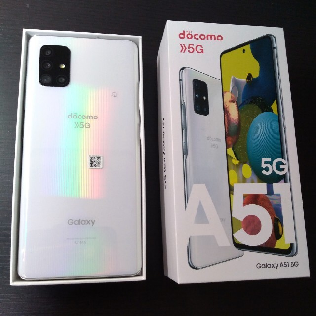 Galaxy(ギャラクシー)のGalaxy A51 5G SC-54A 128GB (SIM解除コード付き) スマホ/家電/カメラのスマートフォン/携帯電話(スマートフォン本体)の商品写真