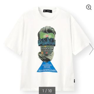 ジーユー(GU)の【XXL】白GU×UNDERCOVER コラボ Tシャツ(Tシャツ/カットソー(半袖/袖なし))