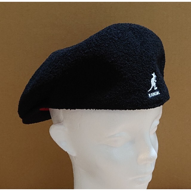 KANGOL(カンゴール)の美品 KANGOL Bermuda 504 K3075ST ハンチング Ｌ 黒 メンズの帽子(ハンチング/ベレー帽)の商品写真