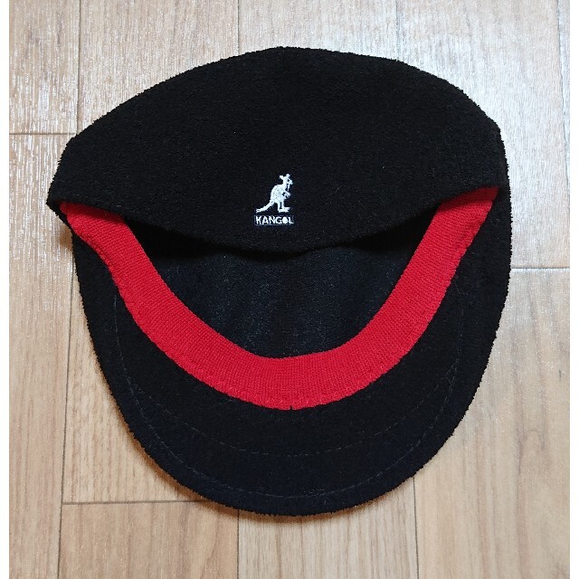 KANGOL(カンゴール)の美品 KANGOL Bermuda 504 K3075ST ハンチング Ｌ 黒 メンズの帽子(ハンチング/ベレー帽)の商品写真