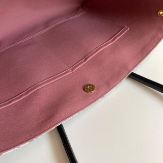 肩かけトートバッグⅡ ラミネート ハンドメイド リバティ ペタルウィッシュ
