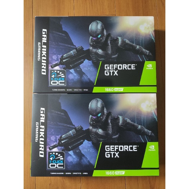 定番 (新品未開封) 2枚セッ 1660super GTX GeForce 玄人志向 PCパーツ