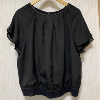 ニジュウサンク(23区)の23区　ティアードシフォンブラウス　半袖　大きいサイズ(シャツ/ブラウス(半袖/袖なし))