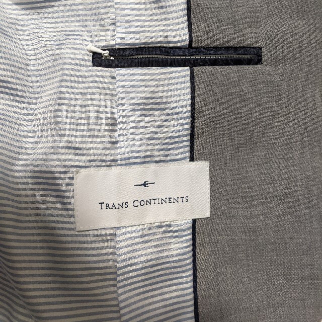 TRANS CONTINENTS - 値下げ トランスコンチネンツ スーツ TRANS CONTINENTS - 値下げ トランスコンチネンツ スーツ